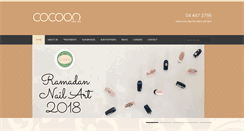Desktop Screenshot of cocoonnailspa.com